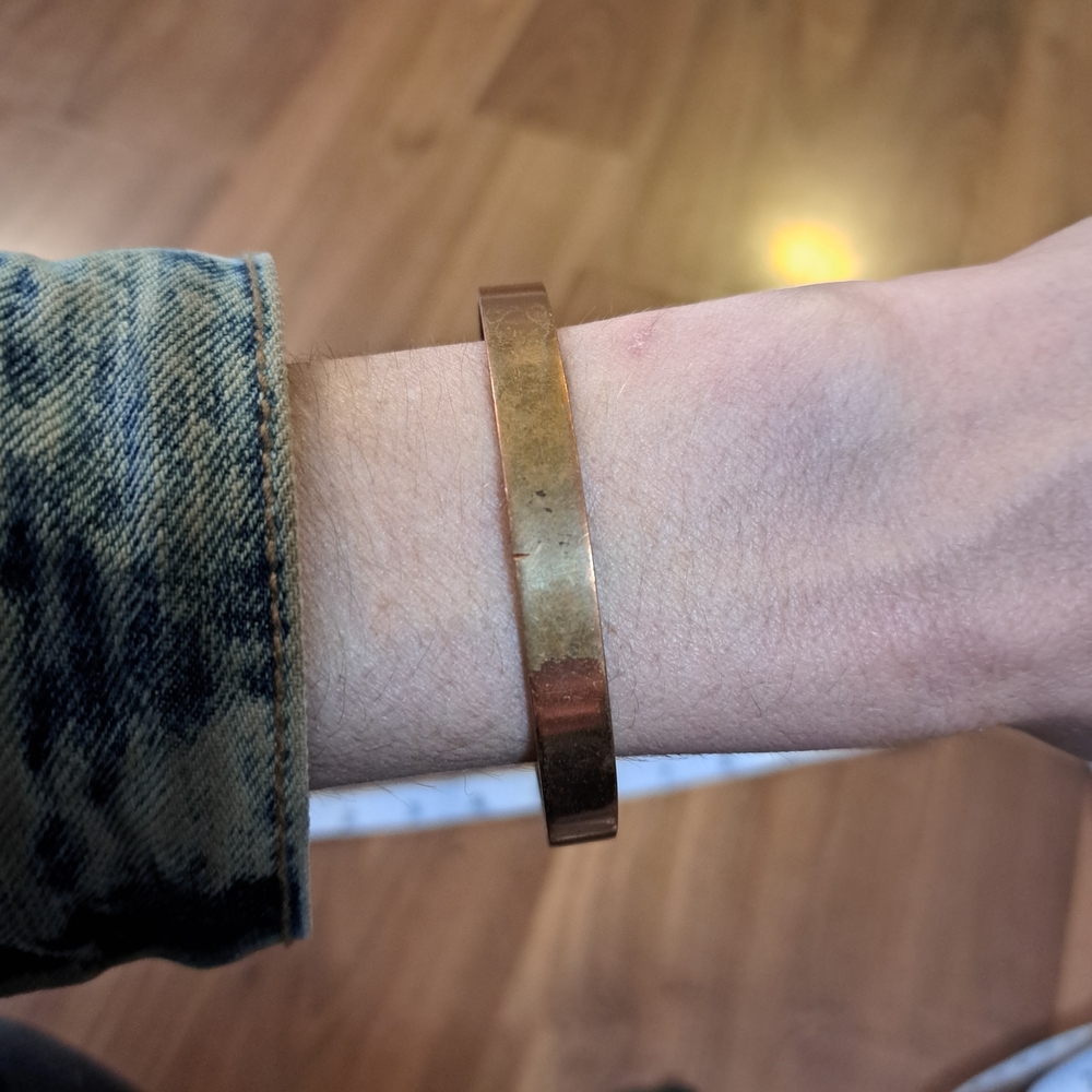 Copper-Tone Bangle Bracelet